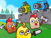 Merge Cannon: Chicken Defense