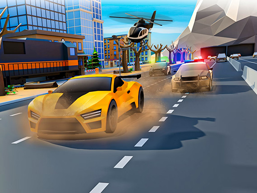 Police Car Chase ZigZag Escape